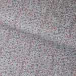 Jersey print i farven hvid med små blomster