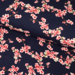 Økologisk jogging med kirsebærtræblomster - navy
