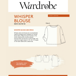 Wardrobe By Me: Whisper Blouse and Dress, str. 30-54