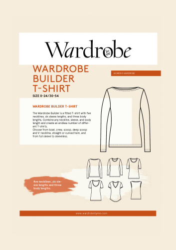 Wardrobe By Me: Wardrobe Builder T-shirt til jerseystof, str. 30-54