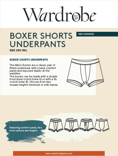 Wardrobe By Me: Boxer Shorts Underpants, str. 2XS-3XL