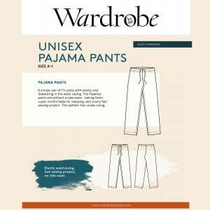 Unisex Pajama Pants, str. A-I