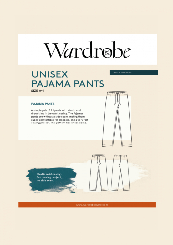 Wardrobe By Me: Unisex Pajama Pants, str. A-I
