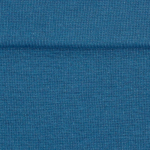 Økologisk rundstrikket rib i blue