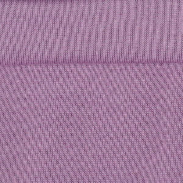 Økologisk rundstrikket rib i lilac 