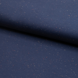 Jogging i navy med multifarvede nister