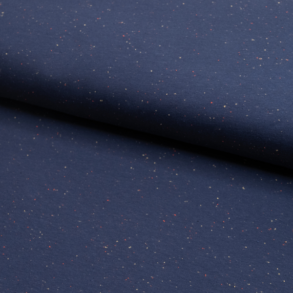 Jogging i navy med multifarvede nister