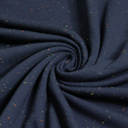 Jogging i navy med multifarvede nister