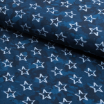 Jogging med camouflage og stjerner på navy baggrund