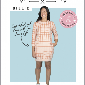 Tilly And The Buttons - Billie Sweatshirt and Dress, str. 34-52