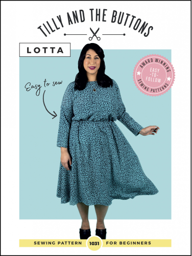 Tilly And The Buttons: Lotta Dress til fast stof eller strækstof, str. 34-52