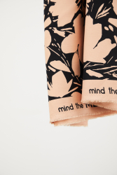 mind the MAKER, fast viscose-crepe, floral shade – rose