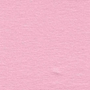 Ensfarvet bomuldsjersey - lyserød
