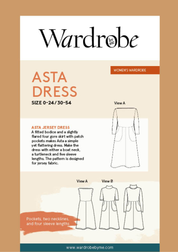 Wardrobe By Me: Asta-kjolen til jerseystof i str. 30-54