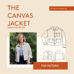 Wardrobe By Me: Canvas Jacket i fastvævet kraftigt stof til str. 30-54