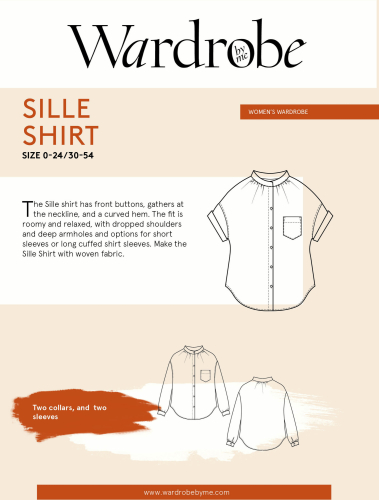 Wardrobe By Me: Sille Shirt til fast viscose, bomuld eller silke i str. 30-54