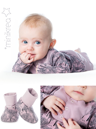 MiniKrea: Babysæt med sko, str. 0-2 år