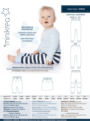 MiniKrea: sweatbuks, str. 0-10 år