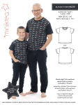 MiniKrea: klassisk T-shirt, str. 2-16 år og XS-XXL