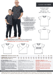 MiniKrea: klassisk T-shirt, str. 2-16 år og XS-XXL