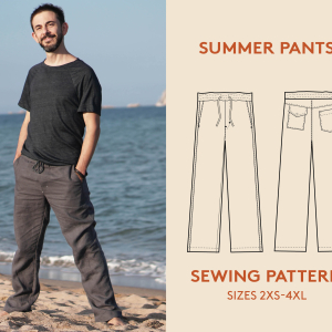 Summer Pants, str. 2XS-4XL