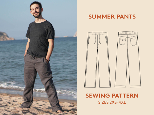 Wardrobe By Me: Summer Pants, str. 2XS-4XL
