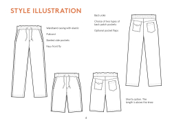 Wardrobe By Me: Summer Pants, str. 2XS-4XL