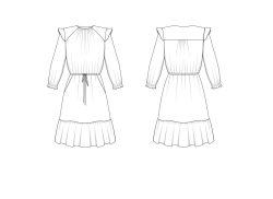 Friday Pattern Co. - Davenport Dress, str. XS-7XL