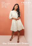 Friday Pattern Co. - Davenport Dress, str. XS-7XL