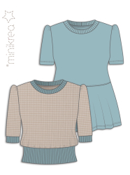 MiniKrea: Retro T-shirt, str. 34-50