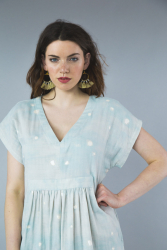 Billede af kaftankjole fra Closet Core Patterns i nærbillede